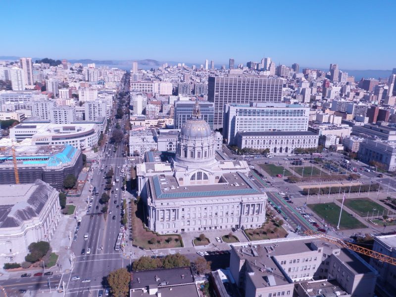 A view of San Francisco City Hall